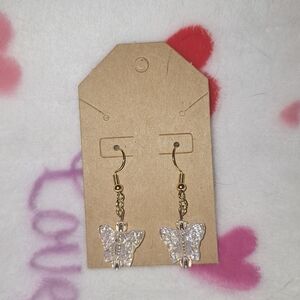 Gold Butterfly Earrings